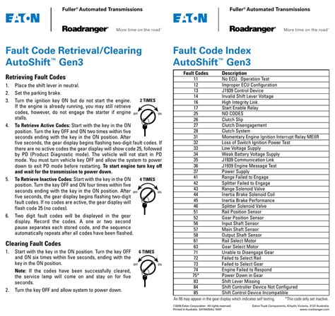 new holland fault code list